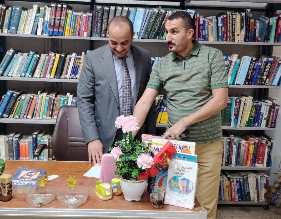 Visit of Prof. Dr. Omar Saleh Al-Dulaimi, Dean of the College of Pharmacy, on Monday, April 14, 2025